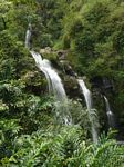 Waikani Falls, aka Three Bears (Hana Hwy, 19 m/m)
